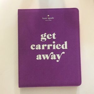 “Get Carried Away” Kate Spade iPad cover
